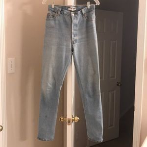 Re/Done Levi’s high rise size 25 EUC